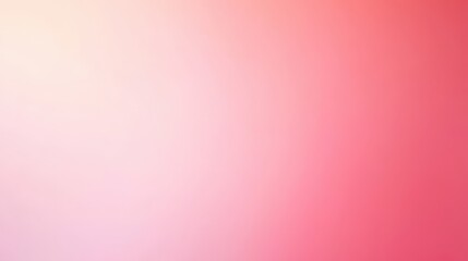Poster - Abstract gradient background with smooth transition from light pink to red, perfect for design, web, and artistic projects.