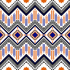 Thai pattern, Thai fabric,Art Design Creative Exotic Fabric,Abstract ethnic geometric pattern,print,border,tradition,ethnic oriental floral seamless pattern,illustration