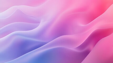 Poster - Elegant soft pastel gradient background with flowing pink and purple hues, perfect for design, web, and creative projects