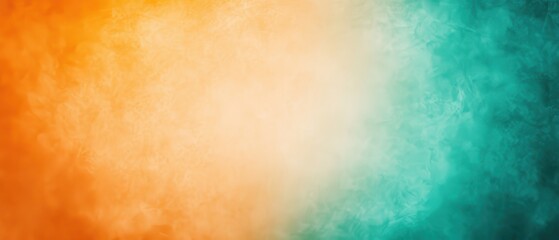 Poster - Vibrant orange and teal abstract textured background, perfect for a variety of design projects, providing a colorful and dynamic visual element.
