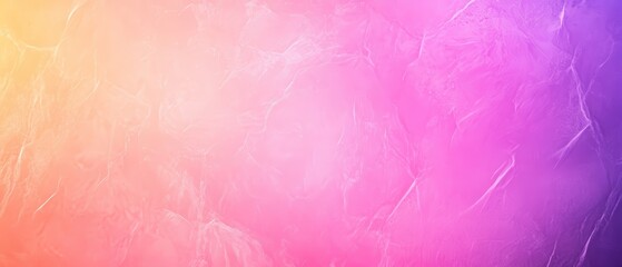 Poster - Vibrant pastel gradient background with soft textures blending pink, purple, and yellow hues, perfect for design or digital art projects.
