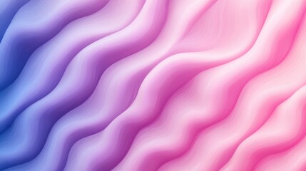 Poster - Abstract wavy gradient background with pink and blue hues. Perfect for design, web, and print projects.
