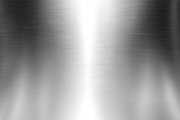 Shiny stainless steel texture with a reflective metal surface and highlights, high-resolution background.