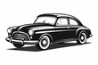 © Grafixxpert - vintage car silhouette vector, retro car illustration