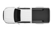 © changnam37 - white pickup truck top view isolated