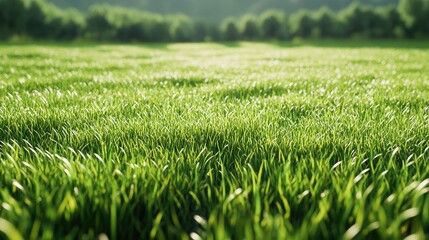 Wall Mural - close-up of green grass blades. perfect for a background or to depict nature's beauty.