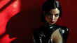 © Jan - portrait of a Young woman in latex clothing bdsm style portrait