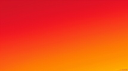 Canvas Print - A vibrant gradient background blending a fiery red into a deep sunset orange, perfect for energetic and dynamic designs.