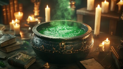 Mystical Cauldron of Enchantment 