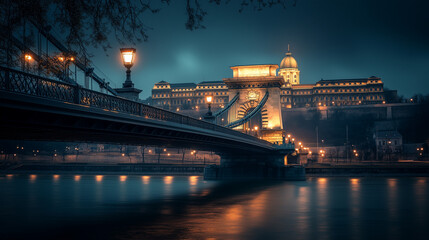 Wall Mural - Chain_Bridge_in_Budapest