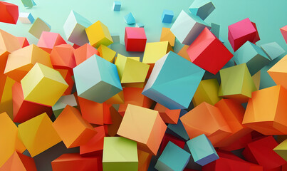 abstract 3d geometric background design