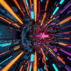 Dynamic modern technology animation background, background of cyber cyberspace technology web futuristic background, worldwide technology concept