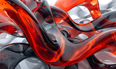 abstract 3d render detail waves and sparkle background