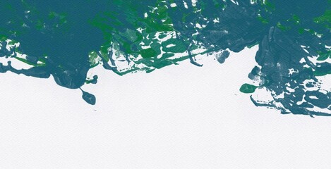 green abstract splash paint with paper texture ink design color wallpaper background