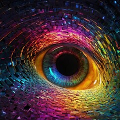 Dynamic modern technology animation background, background of cyber cyberspace technology web futuristic background, worldwide technology concept