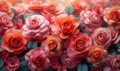 A rose flower background designed for wedding invitations, Valentine�s Day, or Mother�s Day, with ample empty space.