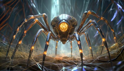 spider on the web
