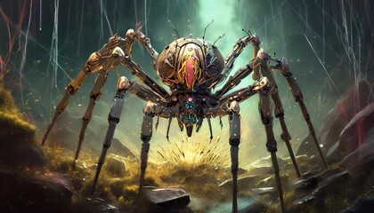 spider on the web