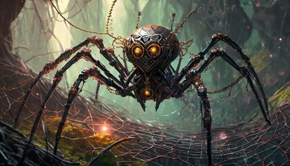 spider on the web