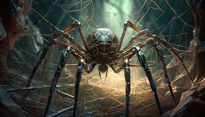 spider on the web