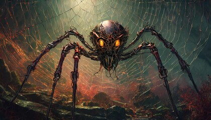 spider on the web