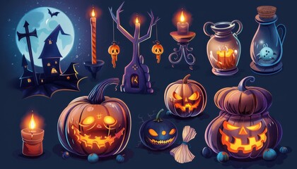 Wall Mural - Halloween Background