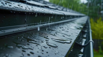 Poster - Raindrops Falling on a Roof
