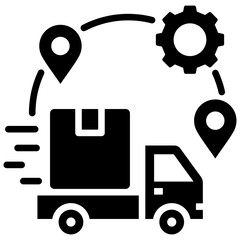 Poster - Delivery Logistics Icon