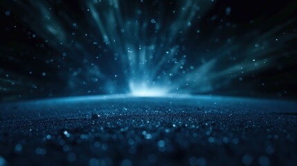 Wall Mural - a brilliant burst of light and energy radiates across a dark, textured surface, creating a mesmerizi