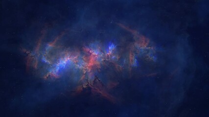 Wall Mural - colorful galaxy cosmos nebula space background