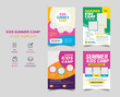 © sabia - Kids summer flyer design and professional camp leaflet template