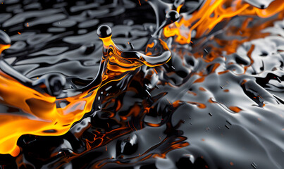 abstract 3d design background waves particle splash in 3d abstract