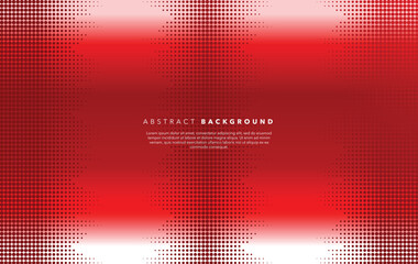 Sticker - red and white modern abstract background design template