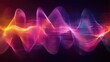 © arthit - Colorful sound wave visualization capturing voice and audio energy. Abstract background with bright, flowing lines showcasing dynamic audio patterns and intensity.