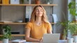 © songwut - A guide on desk-based stress relief techniques like deep breathing and stretching.