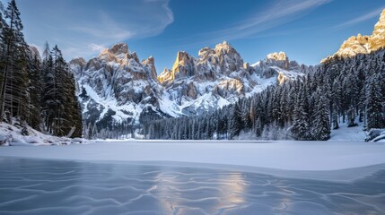 Poster - Snowy Mountain Landscape