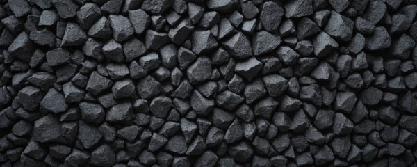 Poster - black rock texture background