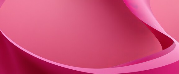 Wall Mural - pink ribbon on background