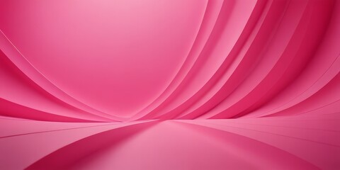 Leinwandbilder - pink abstract background with curved lines