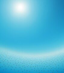Leinwandbilder - blue sky with small black dots