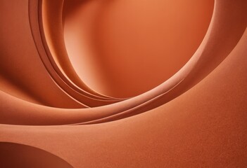 Poster - close up brown paper with hole in the middle
