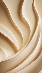 Poster - close up white paper sculpture