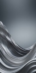 Poster - black and white wave water