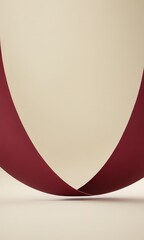 Aufkleber - red ribbon on white background