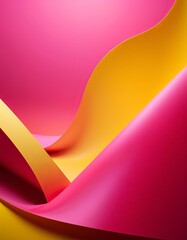 Aufkleber - close up pink and yellow background