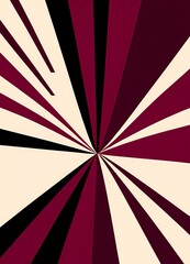 Leinwandbilder - red and white background with black pattern