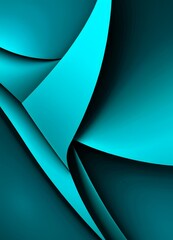 Fototapete - blue and black background with curved curve