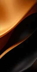Aufkleber - black and orange abstract background
