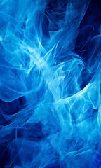 Poster - blue smoke background