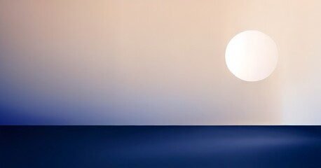 Aufkleber - white and blue wall with light shining through it